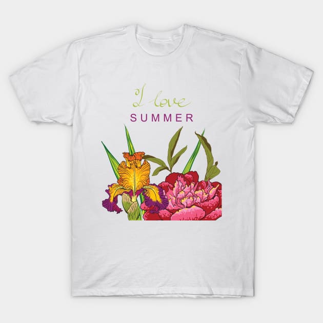 Summer #6 T-Shirt by Olga Berlet